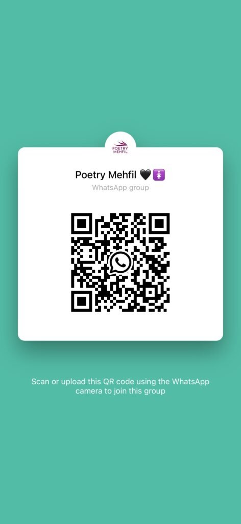 Whatsapp group for Poetry Mehfil for Girls QR code