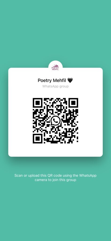 Whatsapp group for Poetry Mehfil for Boys QR code