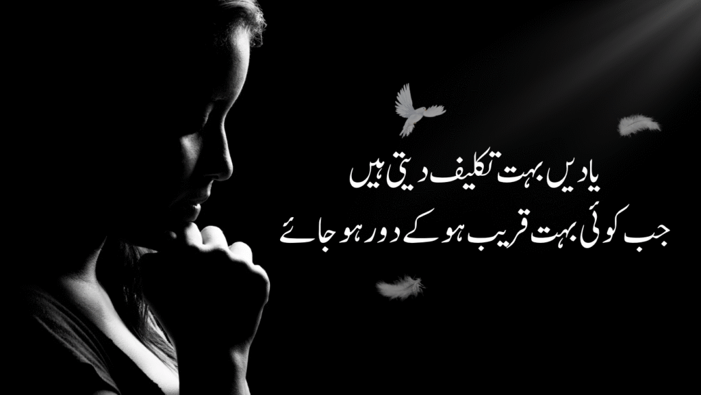 New Heart Touching Sad Poetry Urdu expressing pain and love