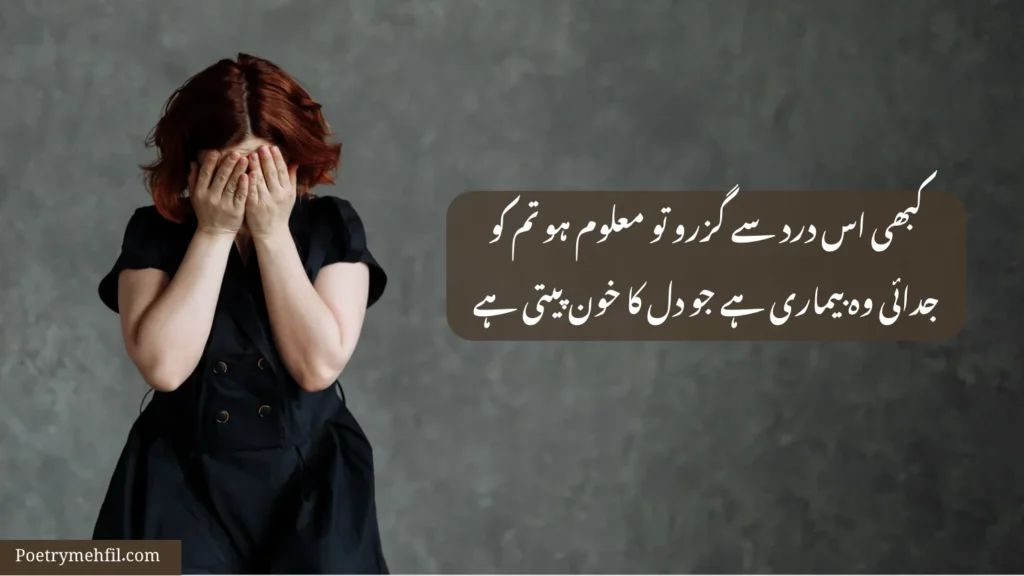 Life emotional moments expressed in sad shayari in Urdu