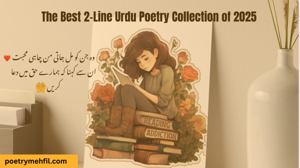 Best 2 Line Urdu Poetry about Bewafa — heartbroken love and betrayal captured in emotional two-line shayari.